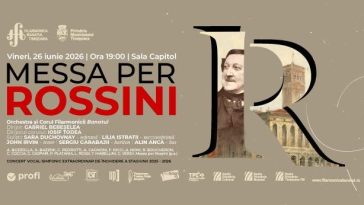Timiș: ‘Messa per Rossini’ va răsuna pentru prima dată în România, pe scena Filarmonicii Banatul