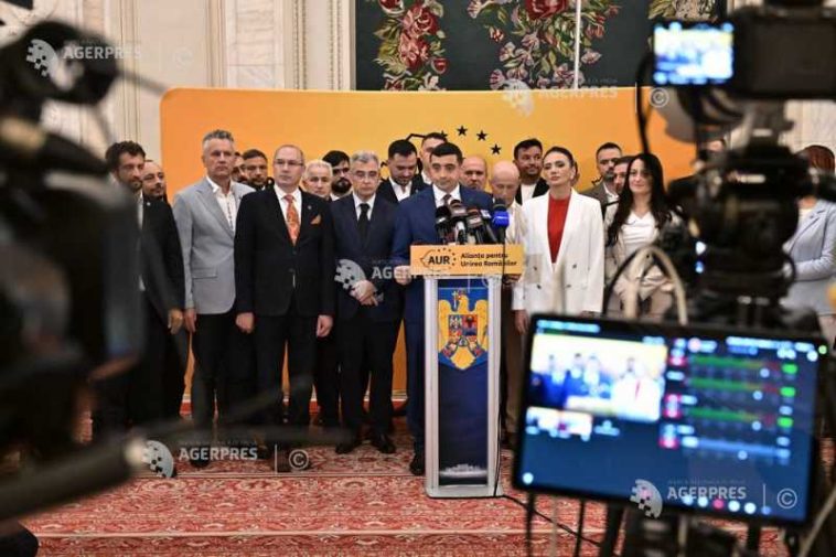 UPDATE/Simion anunță că AUR nu votează Guvernul Veștea: Îl aștept pe premierul desemnat la sediul nostru până la 20:00