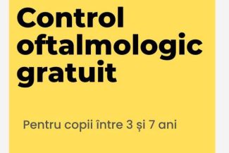 Cluj: Peste 6.500 de copii din grădinițe testați oftalmologic, într-un proiect derulat de Lions Club