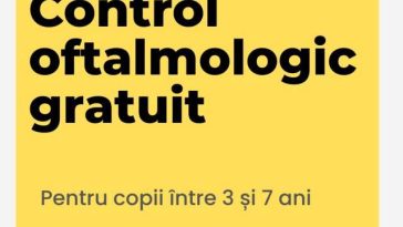 Cluj: Peste 6.500 de copii din grădinițe testați oftalmologic, într-un proiect derulat de Lions Club