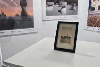 AnulBrâncuși/Gorj: Schița originală a Coloanei fără Sfârșit, realizată de Constantin Brâncuși, expusă la Parlamentul European