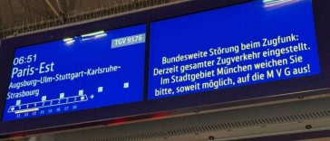 VIDEO Germania: Traficul feroviar este paralizat în urma unei defecțiuni la sistemul de comunicații