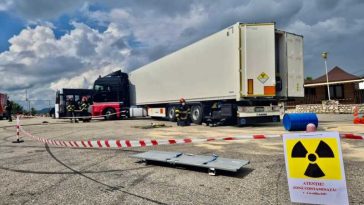 Argeș: Amplu exercițiu de intervenție în caz de incidente produse în transporturile nucleare și radiologice