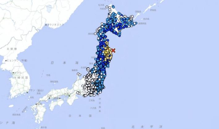 VIDEO Cutremur cu magnitudinea 6,9 în nordul Japoniei