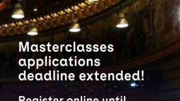 Înscrierile pentru masterclass-urile Concursului Enescu – prelungite până pe 15 iulie