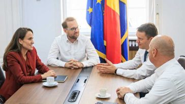 Siegfried Mureșan și Ilie Bolojan, la sediul USR
