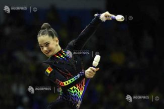 Gimnastică ritmică: Amalia Lică, pe 10 la individual compus în Cupa Mondială de la Cluj-Napoca, la jumătatea calificărilor