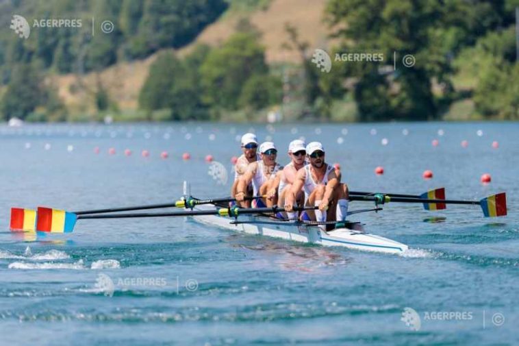 Canotaj: Echipajul masculin de patru rame al României, calificat în Finala A la Cupa Mondială de la Lucerna