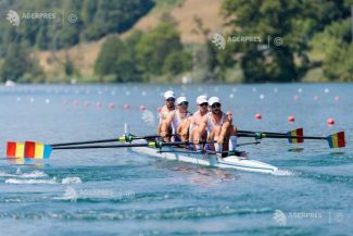 Canotaj: Echipajul masculin de patru rame al României, medaliat cu argint la Cupa Mondială de la Lucerna