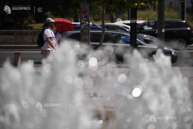 Vreme caniculă în București, în următoarele zile; de miercuri după-amiaza, apar aversele și descărcările electrice