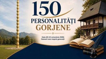 AnulBrâncuși/Gorj: Gala ‘150 de personalități gorjene’ – în octombrie, la Târgu Jiu