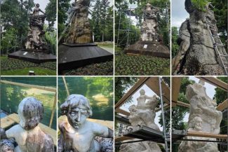 Vâlcea: Monumentul domnitorului Barbu Știrbei din Parcul Zăvoi, inaugurat oficial după un secol