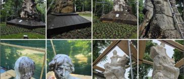 Vâlcea: Monumentul domnitorului Barbu Știrbei din Parcul Zăvoi, inaugurat oficial după un secol