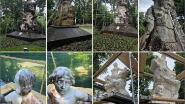 Vâlcea: Monumentul domnitorului Barbu Știrbei din Parcul Zăvoi, inaugurat oficial după un secol