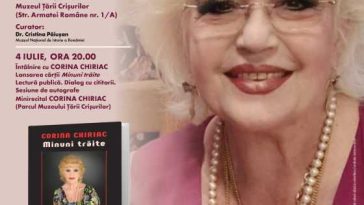 Bihor: Expoziția ‘Corina Chiriac. Istoriile unei mari artiste’ – la Muzeul Țării Crișurilor