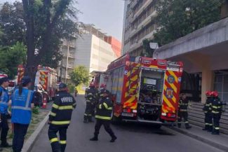 Bacău: Incendiu la Unitatea de Primiri Urgențe a Spitalului Județean; circa 140 de persoane evacuate