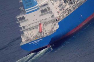 Mitraliere și posturi de tragere observate în Marea Baltică pe o navă rusească transportatoare de GNL