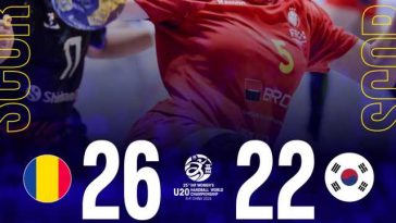 Handbal feminin: România va juca pentru locurile 9-16 la Campionatul Mondial U20 din China