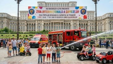 Ziua Copilului, celebrată la Palatul Cotroceni / ”Porţi Deschise” la Camera Deputaţilor / Expoziţie cu tehnică a ISU Bucureşti-Ilfov