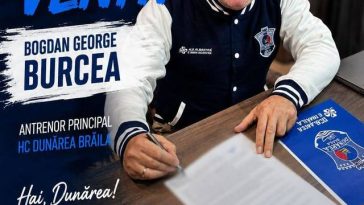 Handbal feminin: Dunărea Brăila anunţă numirea lui Bogdan Burcea în funcţia de antrenor principal