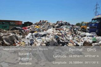 Deşeuri din construcţii colectate ilegal în Bucureşti – Garda de Mediu a aplicat o amendă de 60.000 de lei şi a dispus oprirea activităţii