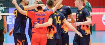 Volei masculin: România – Spania, scor 3-2, în al patrulea meci din European League, la turneul de la Mioveni