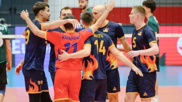 Volei masculin: România – Spania, scor 3-2, în al patrulea meci din European League, la turneul de la Mioveni