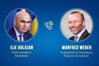 Ilie Bolojan, convorbire cu preşedintele PPE, Manfred Weber: Am discutat despre situaţia politică din România, despre fondurile europene şi despre reformele pe care trebuie să le facem în perioada următoare