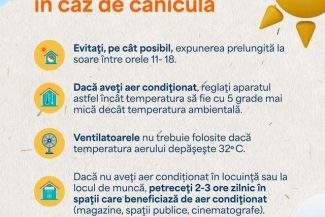 Ministerul Sănătăţii solicită activarea planurilor de măsuri pentru reducerea riscurilor medicale cauzate de temperaturile extreme