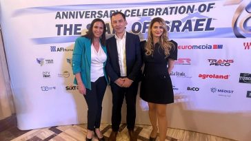Reprezentanți UNIFARM la evenimentul dedicat celebrării a 78 de ani de la înființarea Statului Israel, la Opera Națională București.
