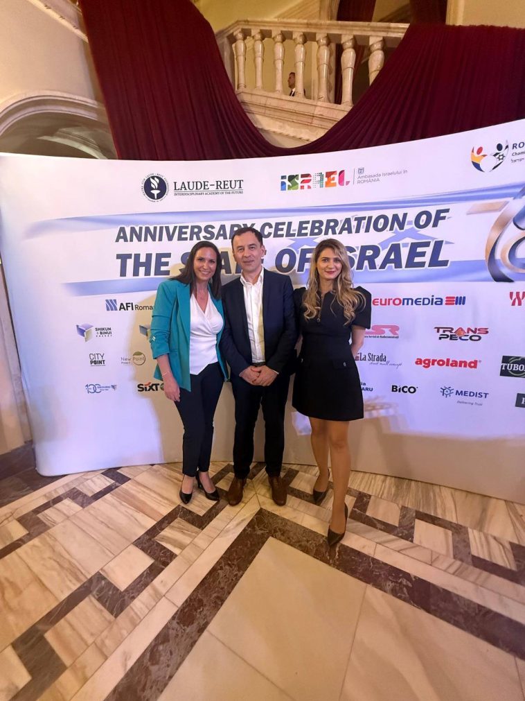 Reprezentanți UNIFARM la evenimentul dedicat celebrării a 78 de ani de la înființarea Statului Israel, la Opera Națională București.