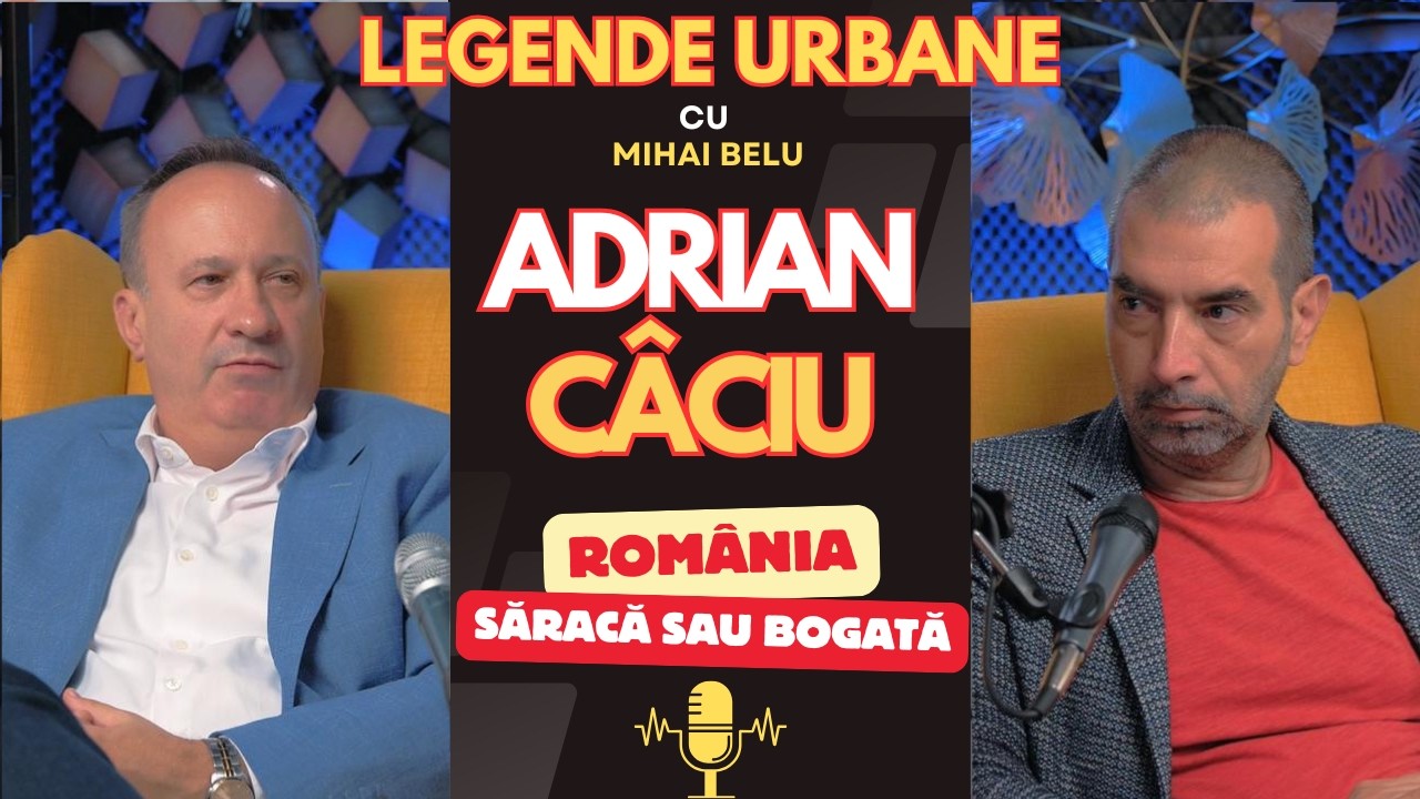 Adrian Câciu invitat la emisiunea Legende Urbane cu Mihai Belu, într-un episod despre economia României, datorii, taxe și finanțe publice.