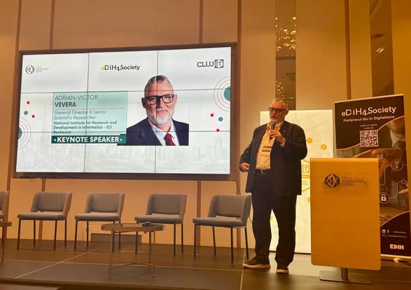Dr. ing. Adrian-Victor Vevera, Director General ICI Bucuresti, in sedinta de keynote la Cluj Innovation Days 2026