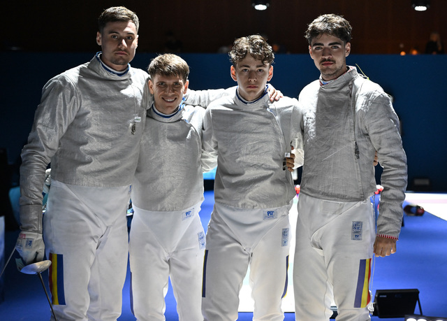 Scrimă: România este vicecampioana Europei la sabie masculin echipe