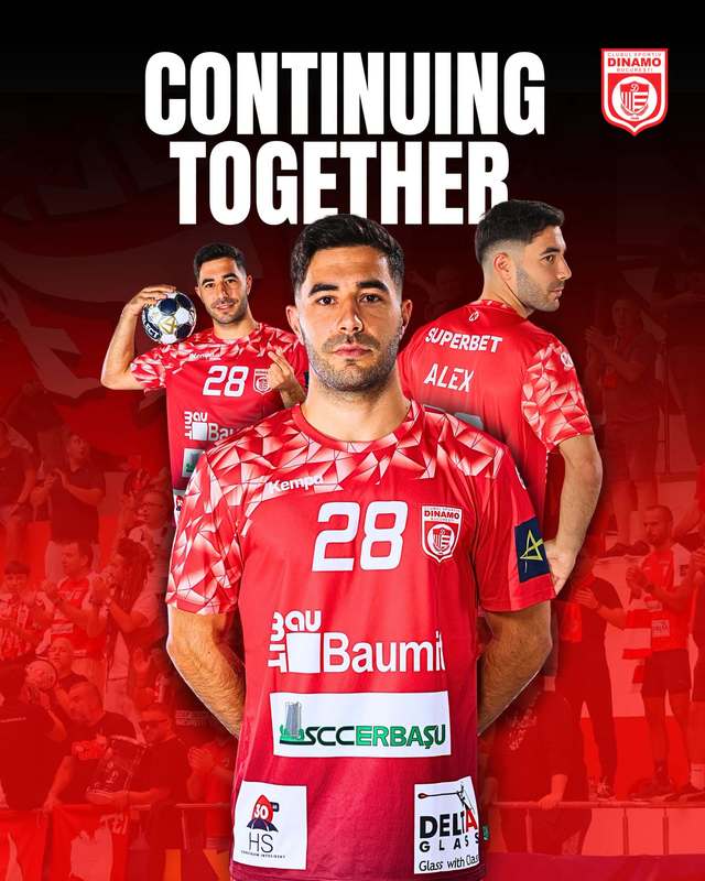 Handbal masculin: Extrema Alex Pascual şi-a prelungit contractul cu campioana Dinamo Bucureşti
