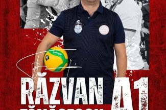 Volei masculin: Antrenorul secund Răzvan Tănăsescu, noul ”principal” al vicecampioanei Arcada Galaţi