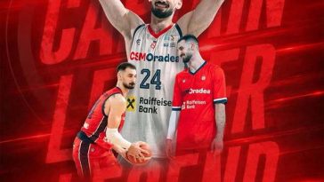 Baschet masculin: Căpitanul Bobe Nicolescu părăseşte vicecampioana CSM Oradea după 11 ani