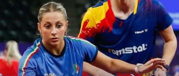 Tenis de masă: Bronz continental pentru Andrei Istrate şi colega sa italiană Nicole Arlia la dublu mixt la CE U21