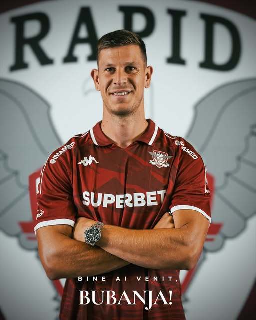 Superliga: Mijlocaşul Vladan Bubanja, noul jucător al echipei Rapid