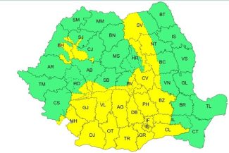 Oltenia, cea mai mare parte a Munteniei şi a zonei montane, sub avertizare cod galben de furtuni / Meteorologii anunţă averse torenţiale, descărcări electrice, intensificări ale vântului, vijelii şi căderi de grindină / Vremea în Bucureşti