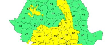 Oltenia, cea mai mare parte a Munteniei şi a zonei montane, sub avertizare cod galben de furtuni / Meteorologii anunţă averse torenţiale, descărcări electrice, intensificări ale vântului, vijelii şi căderi de grindină / Vremea în Bucureşti