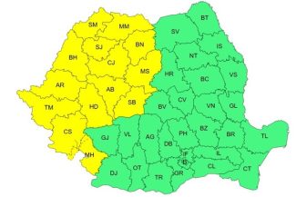 Cod galben de caniculă în 14 judeţe, de la prânz / Duminică valul de căldură se extinde şi se intensifică