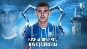 FCSB a împrumutat un jucător grupării Farul / Ionuţ Cercel este fotbalist format la Academia Hagi