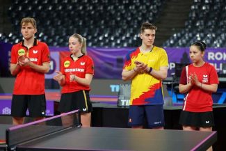 Tenis de masă: Iulian Chiriţa şi galeza Anna Hursey, campioni europeni U21 la dublu mixt