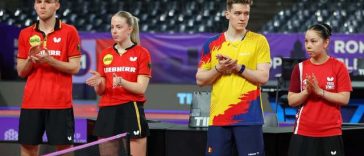 Tenis de masă: Iulian Chiriţa şi galeza Anna Hursey, campioni europeni U21 la dublu mixt