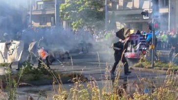 Numeroase ciocniri au avut loc între manifestanţi şi poliţie în zona sediului ONU din Geneva, în cadrul unui protest faţă de summitul G7 – VIDEO