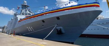 Nicuşor Dan: Am marcat intrarea în serviciul Forţelor Navale Române a corvetei de clasă HISAR ”Contraamiral August Roman” – 261/ Vom fi mai puternici şi mai eficienţi în faţa ameninţărilor de securitate din regiunea Mării Negre şi nu numai