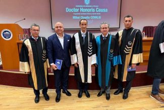 Mihai Covaliu, distins cu titlul de Doctor Honoris Causa la Centrul Universitar Piteşti – Politehnica Bucureşti