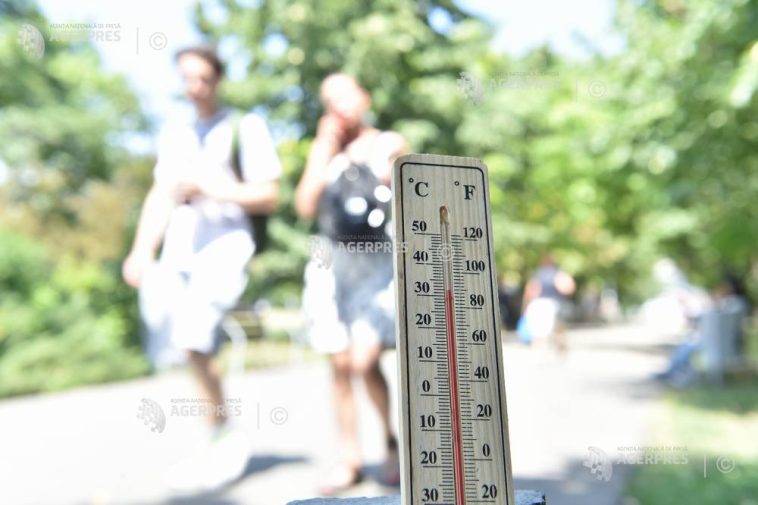 Maxime de 30 – 31 grade, miercuri, în Capitală