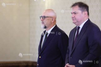 Delegația UDMR la consultările de la Cotroceni: Kelemen Hunor, Cseke Atilla, liderii grupurilor parlamentare